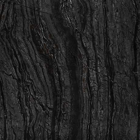 بلاط البورسلين المزجج مع شقوق تشبه الخشب الأسود والرمادي القديم