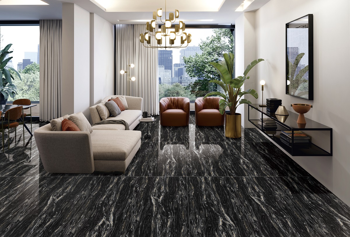 1200*600 بلاطة سوداء